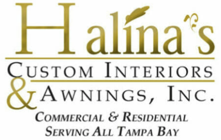 Halina’s Custom Interiors & Awnings Logo